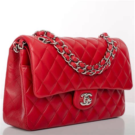 big red chanel bag|red chanel bag small.